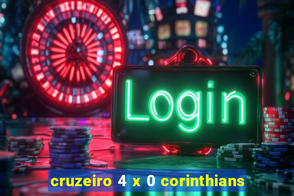 cruzeiro 4 x 0 corinthians